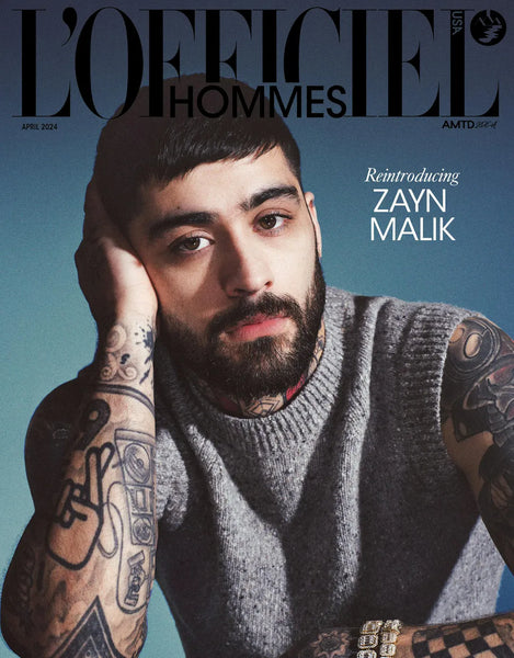 ZAYN MALIK - L'OFFICIEL HOMMES MAGAZINE - April 2024 (Shipped from the USA)