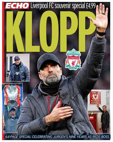 Liverpool Echo Jurgen Klopp Liverpool Fc Souvenir Special 2024 