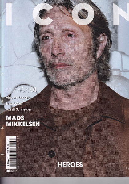 Icon Magazine France 012024 Mads Mikkelsen Yourcelebritymagazines 