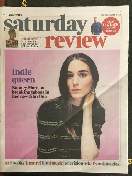 Uk Times Review August 2017 Rooney Mara Uk Cover Interview 