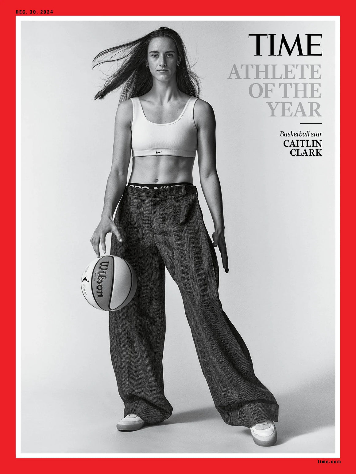 TIME Magazine 2024 Icon of the Year - Caitlin Clark