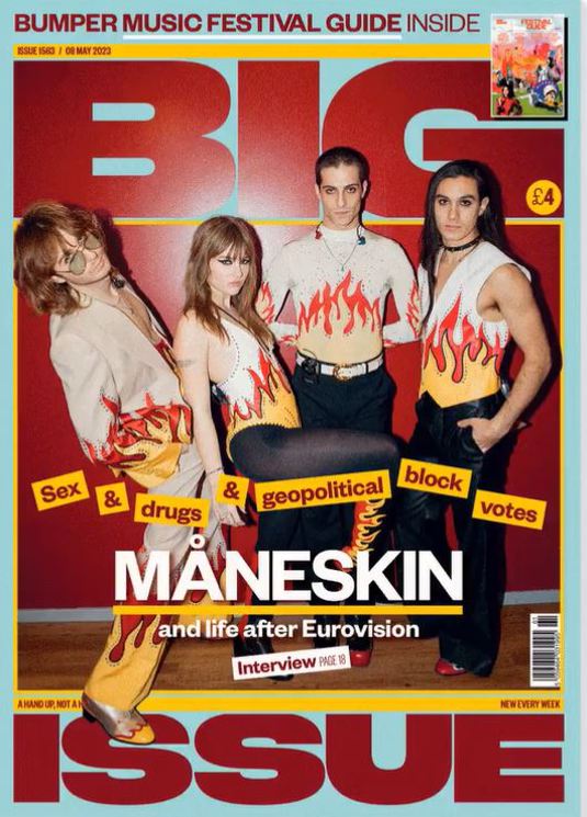 BIG ISSUE Magazine #1563 May 2023 Maneskin