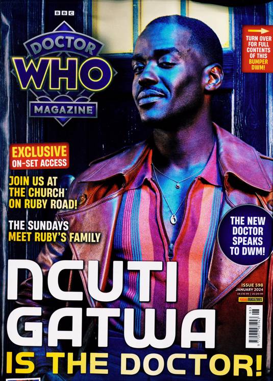 BBC Doctor Who Magazine #598 January 2024 Ncuti Gatwa