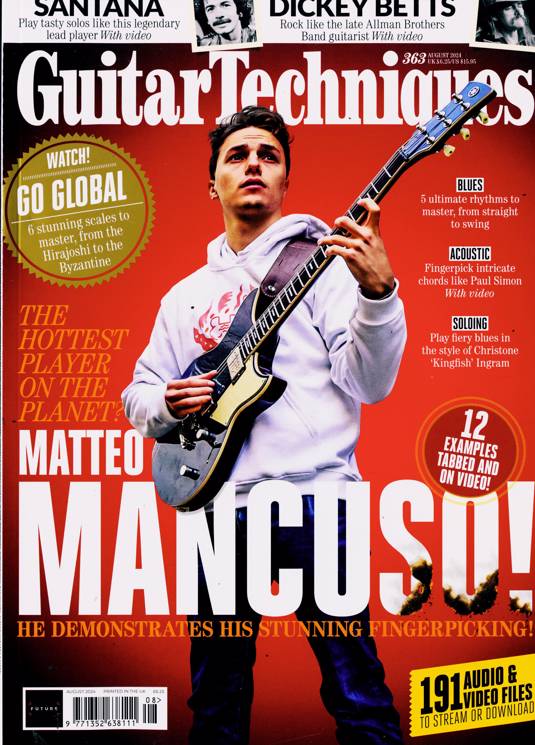 Guitar Techniques August 2024 Matteo Mancuso