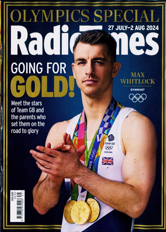 Radio Times magazine 27 July 2024 Paris Olympics 2024 Max Whitlock