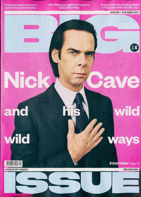 BIG ISSUE magazine August 2024 - NICK CAVE COVER FEATURE