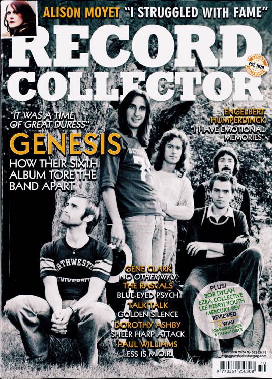 Record Collector Magazine Oct 2024 GENESIS Phil Collins Engelbert Humperdinck