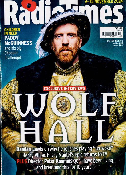 RADIO TIMES Mag 09-11-2024 DAMIAN LEWIS Wolf Hall