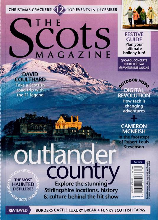 Scots Magazine December 2024 Sam Heughan Outlander Country