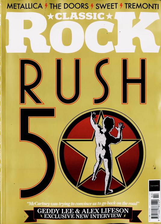 Classic Rock Magazine (UK) - February 2025 - Rush 50th Anniversary - Geddy Lee