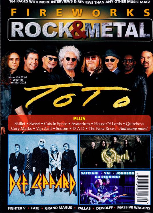 Fireworks magazine Winter 2024 ToTo, Def Leppard