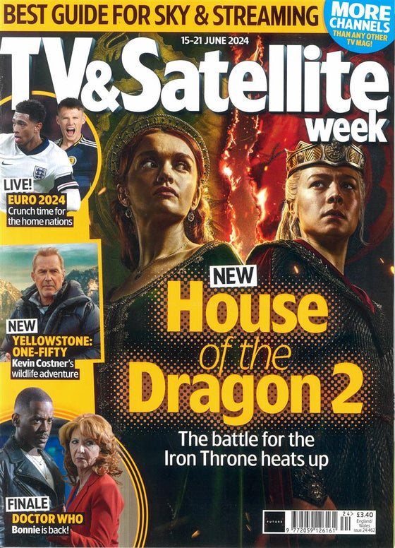 TV & Satellite Week magazine 15/06/2024 House of the Dragon 2 Ewan Mitchell