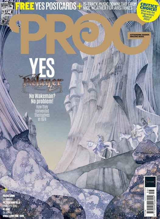 Prog magazine #156 2024 50th anniversary of YES Relayer album & Art Cards