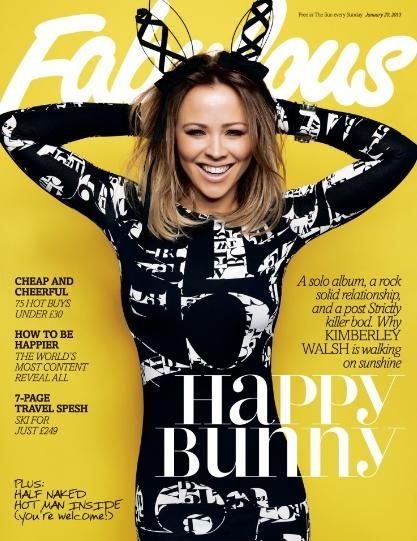 Kimberley Walsh - Fabulous Magazine Cover Girls Aloud (20 January 2013)