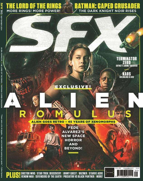 SFX Magazine September 2024: Alien: Romulus World Exclusive - Lord of the Rings