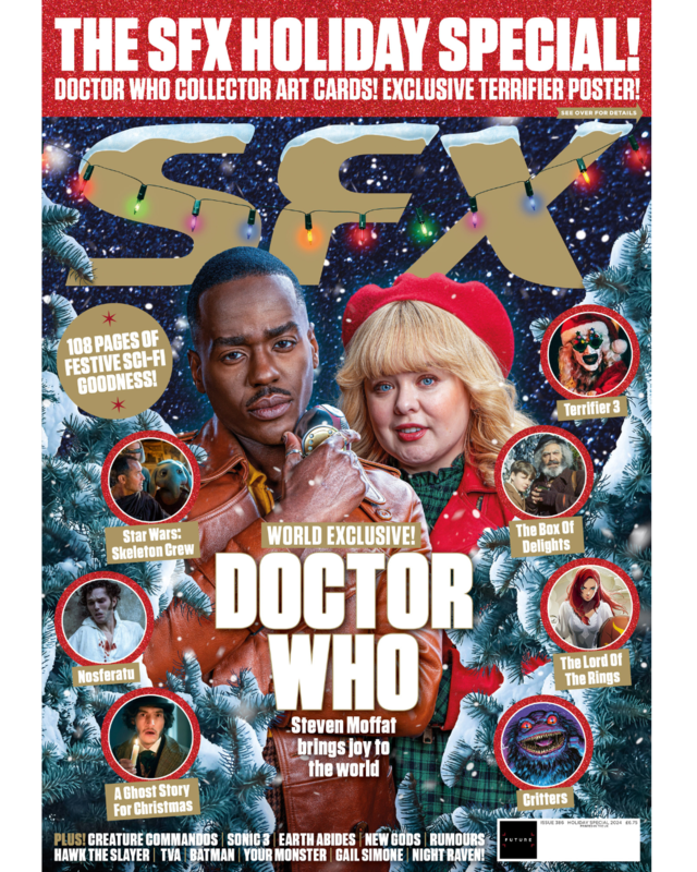 SFX Magazine #386 Holiday Special 2024 DOCTOR WHO Nicola Coughlan & Terrifier 3 poster