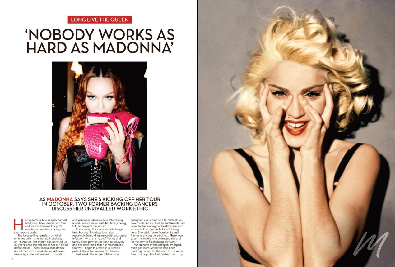 Ok! Magazine 14Th August 2023 Madonna 65Th Birthday - Yourcelebritymagazines