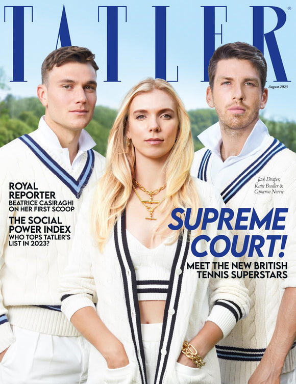 TATLER Magazine August 2023 JACK DRAPER Cameron Norrie Katie Boulter