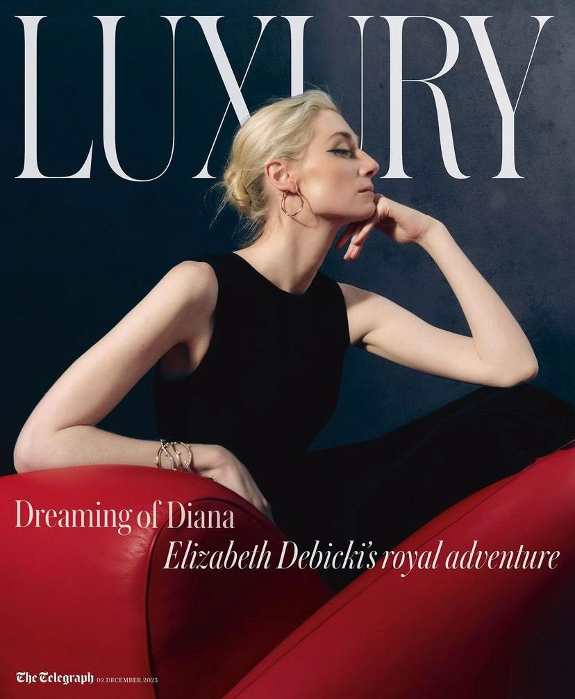 Telegraph Luxury Magazine 02122023 Elizabeth Debicki The Crown Yourcelebritymagazines