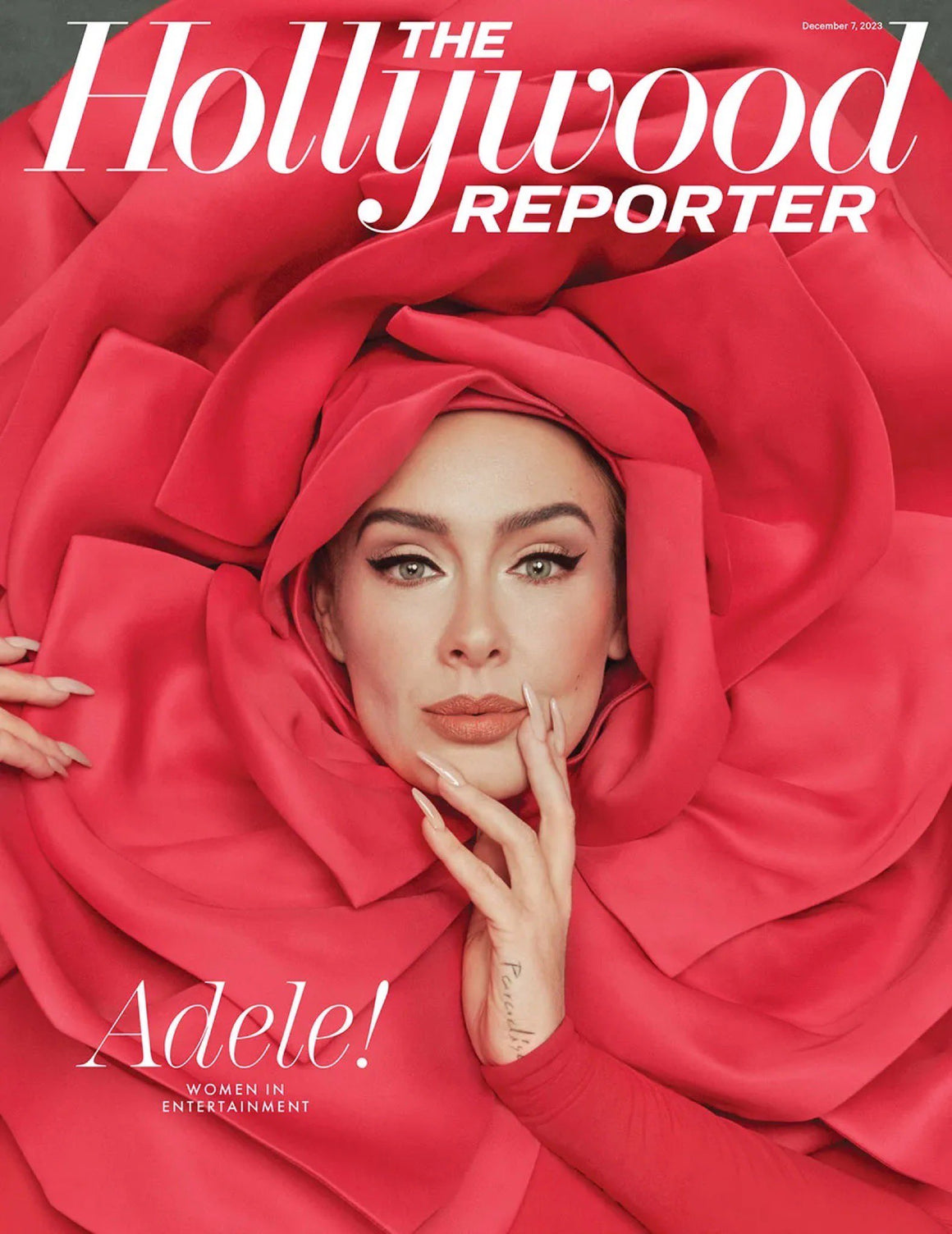 ADELE - HOLLYWOOD REPORTER MAG - DECEMBER, 2023