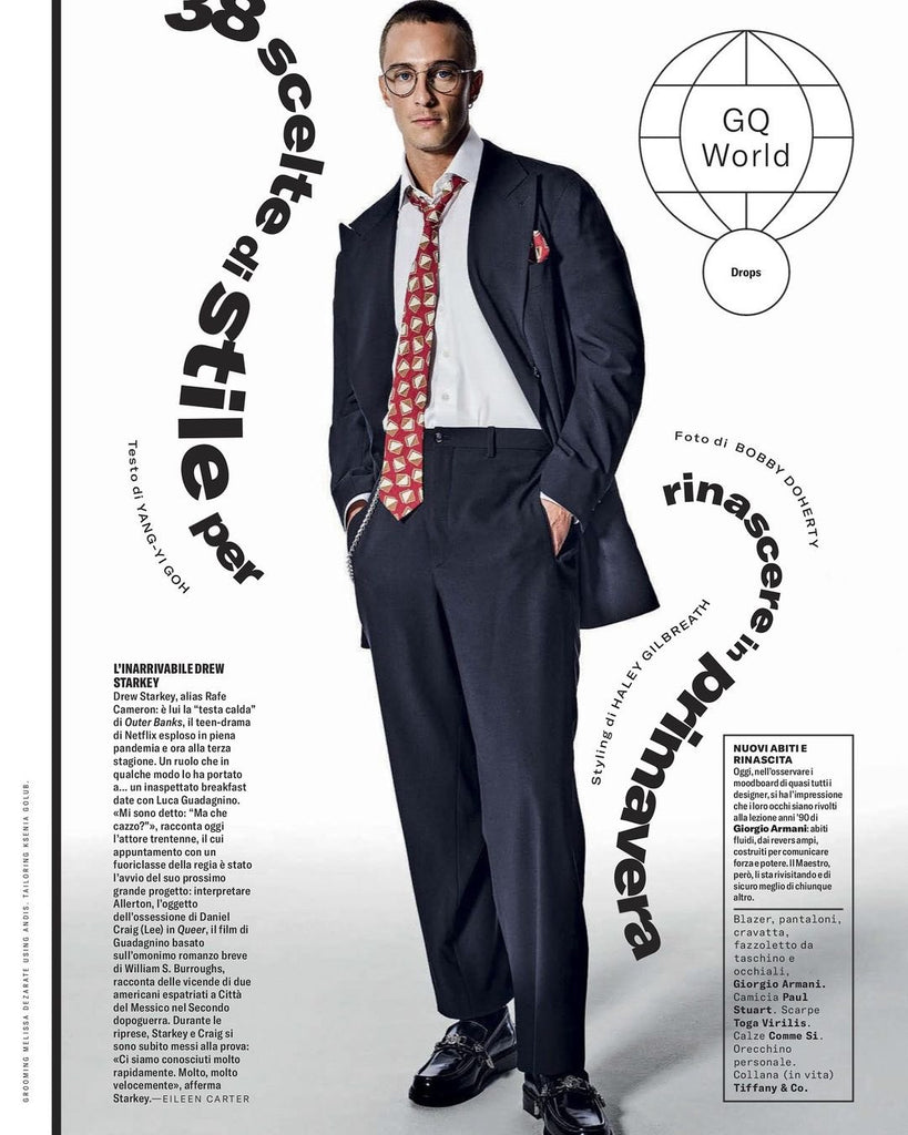 GQ USA Magazine March 2024 Drew Starkey