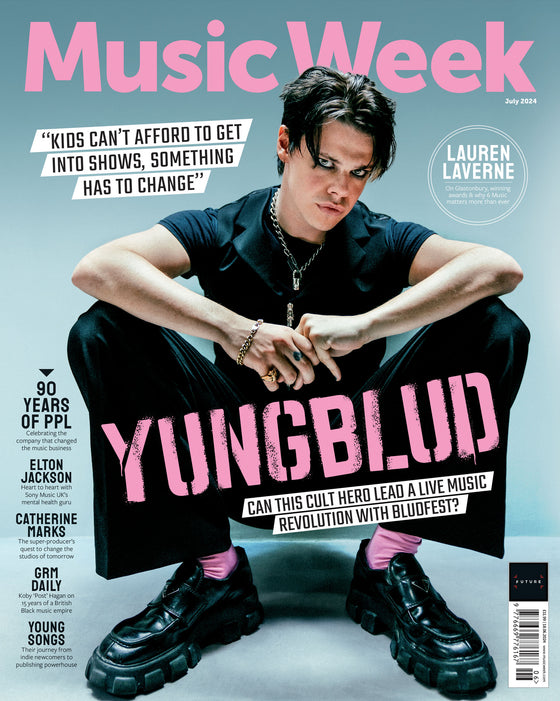 Yungblud on the cover of Music Week July 2024