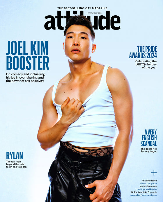 Attitude Magazine - July/August 2024 - Joel Kim Booster Nicola Coughlan