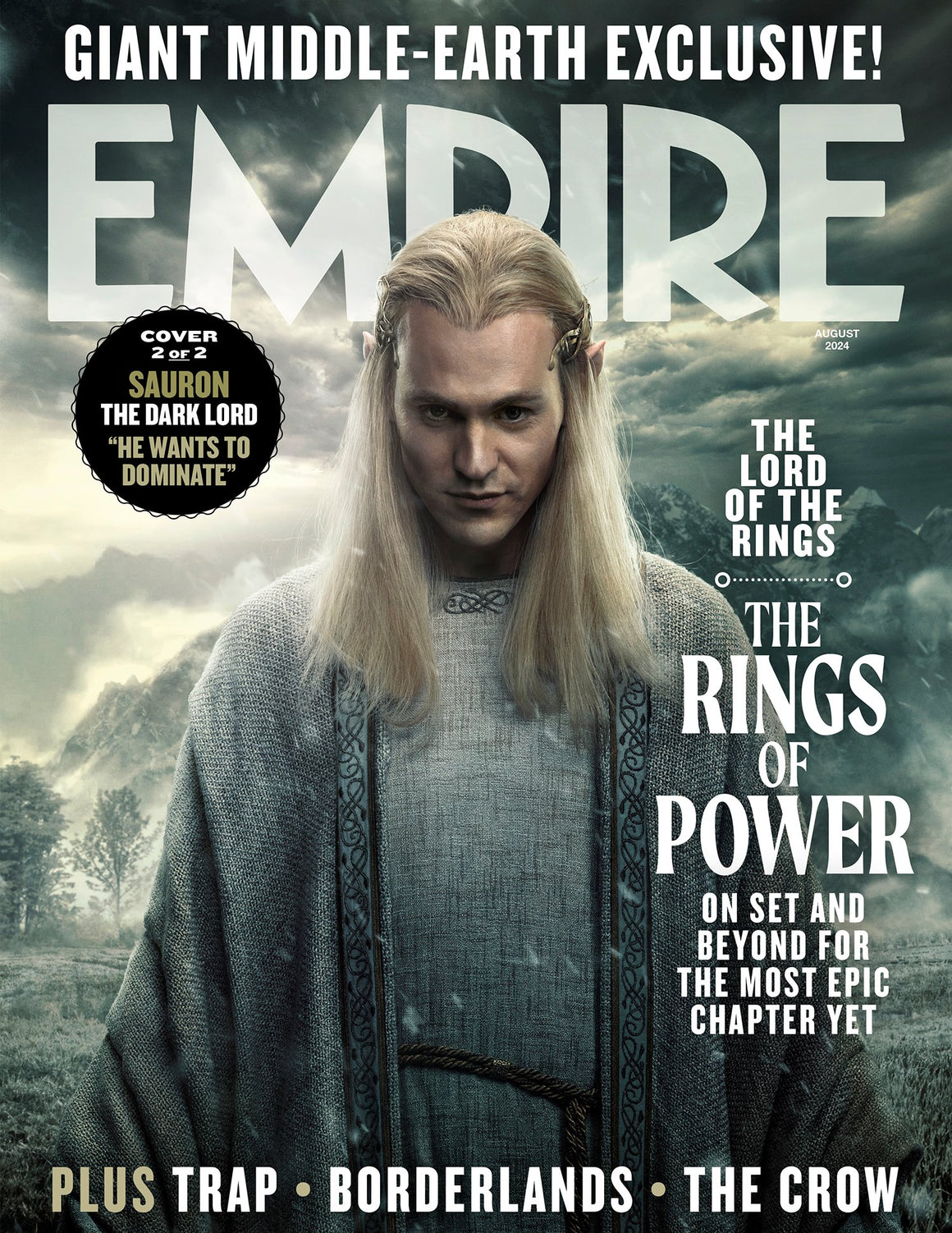 Empire Magazine Sept 2024: The Lord Of The Rings: The Rings Of Power - Sauron