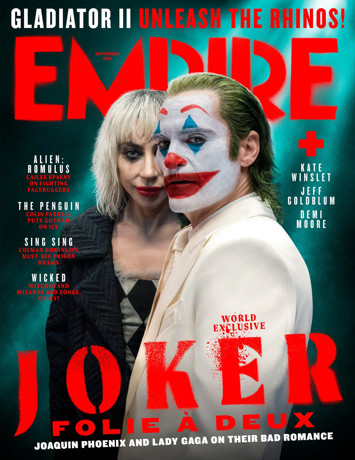 Empire Magazine September 2024: JOAQUIN PHOENIX Lady Gaga The Joker Folie A Deux