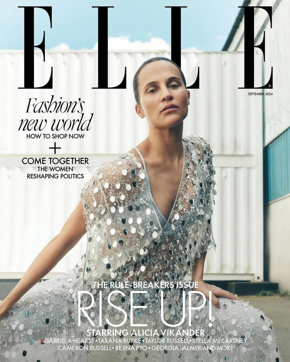 ELLE UK Magazine SEPTEMBER 2024 - ALICIA VIKANDER