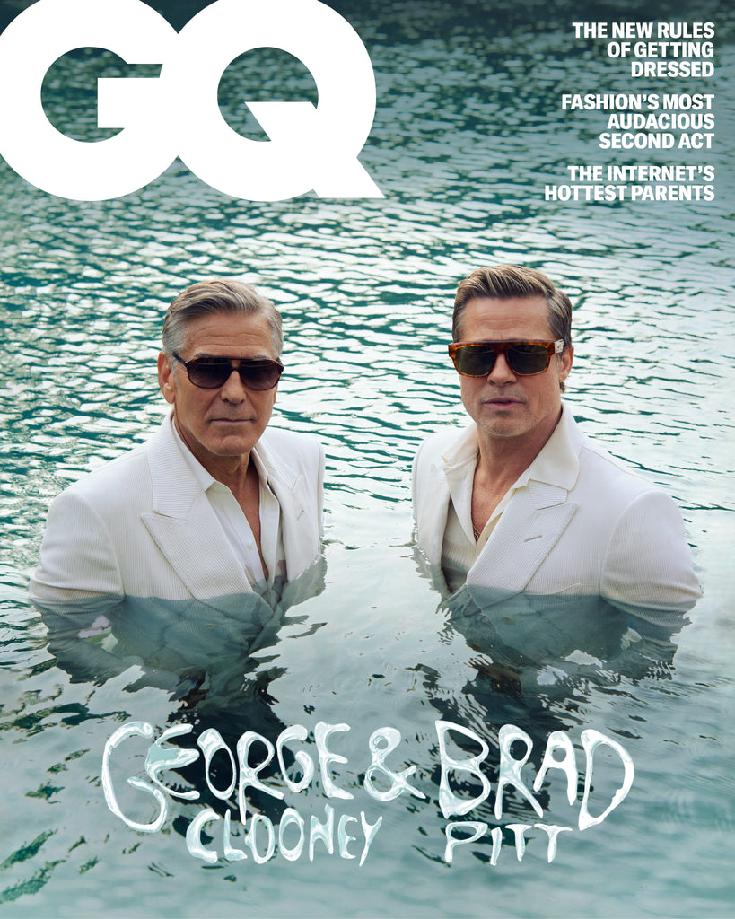 BRITISH GQ Magazine September 2024 BRAD PITT & GEORGE CLOONEY ...