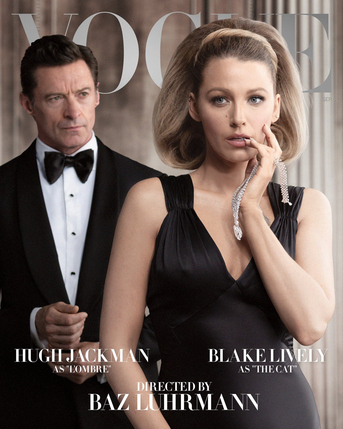 HUGH JACKMAN & BLAKE LIVELY - Vogue Magazine - September 2024 (Pre-Order)