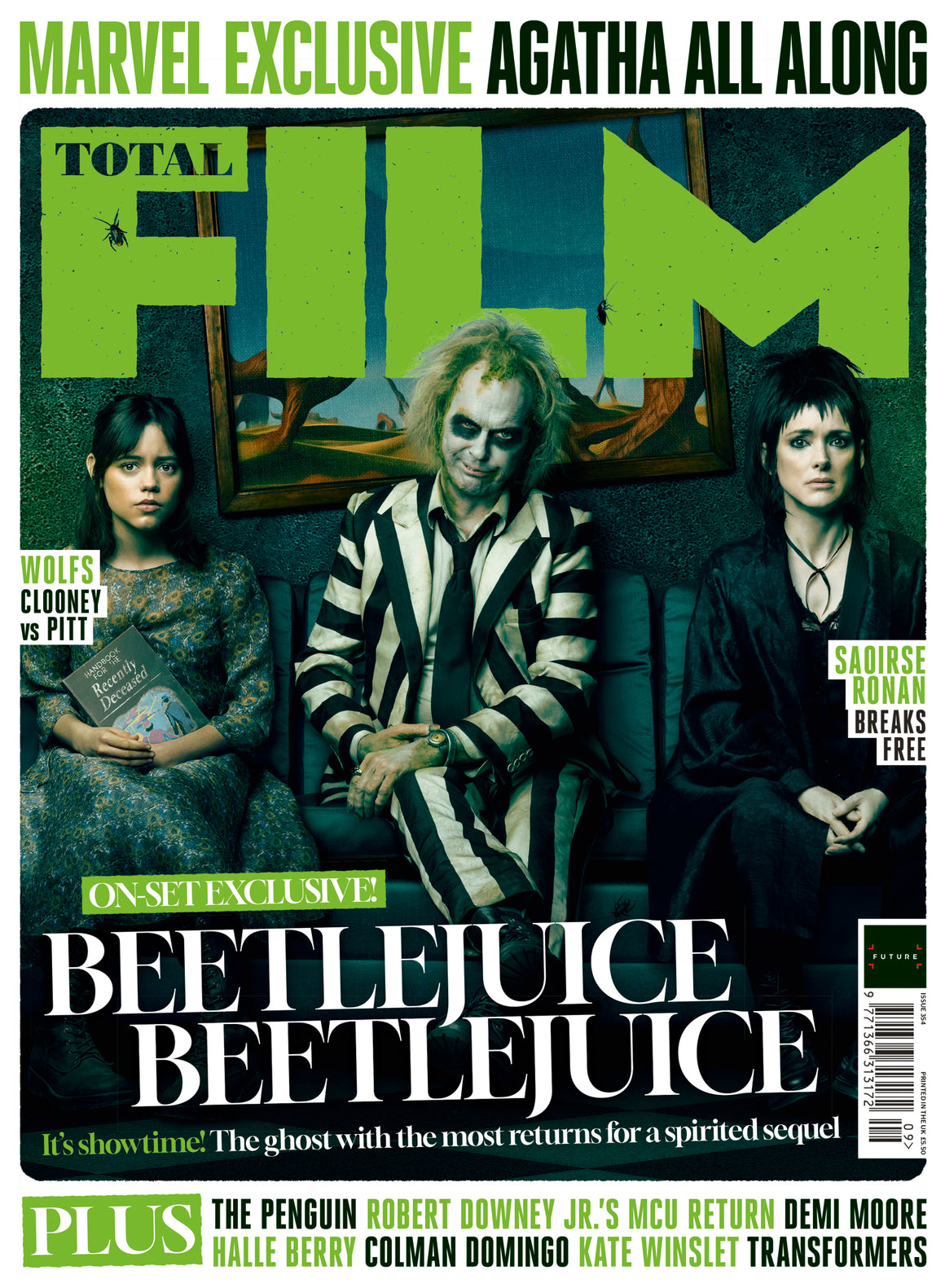 TOTAL FILM Magazine #354: BEETLEJUICE BEETLEJUICE Winona Ryder Jenna Ortega