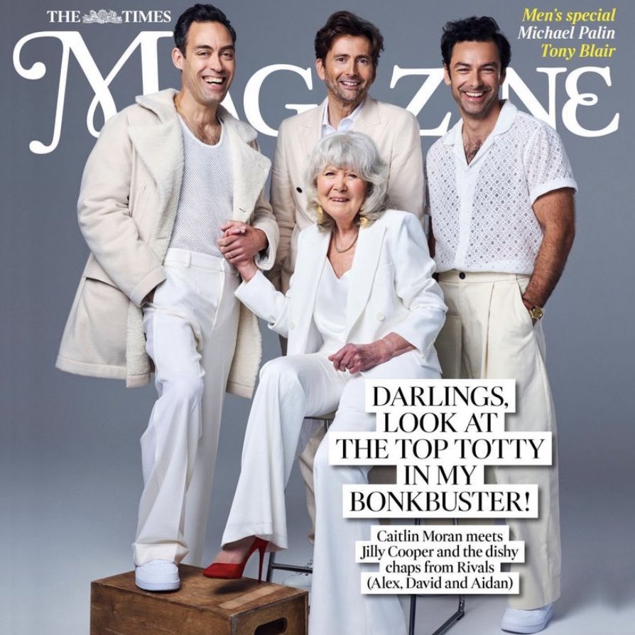 TIMES Magazine 14 Sept 2024 Aidan Turner Alex Hassell David Tennant (Minor Defective cover)