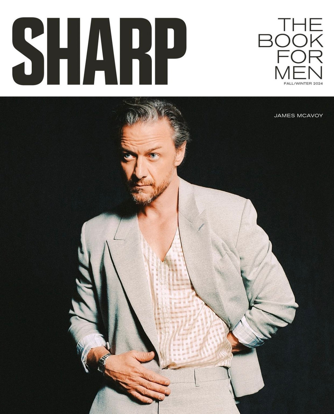 JAMES MCAVOY Sharp Magazine Fall/Winter 2024