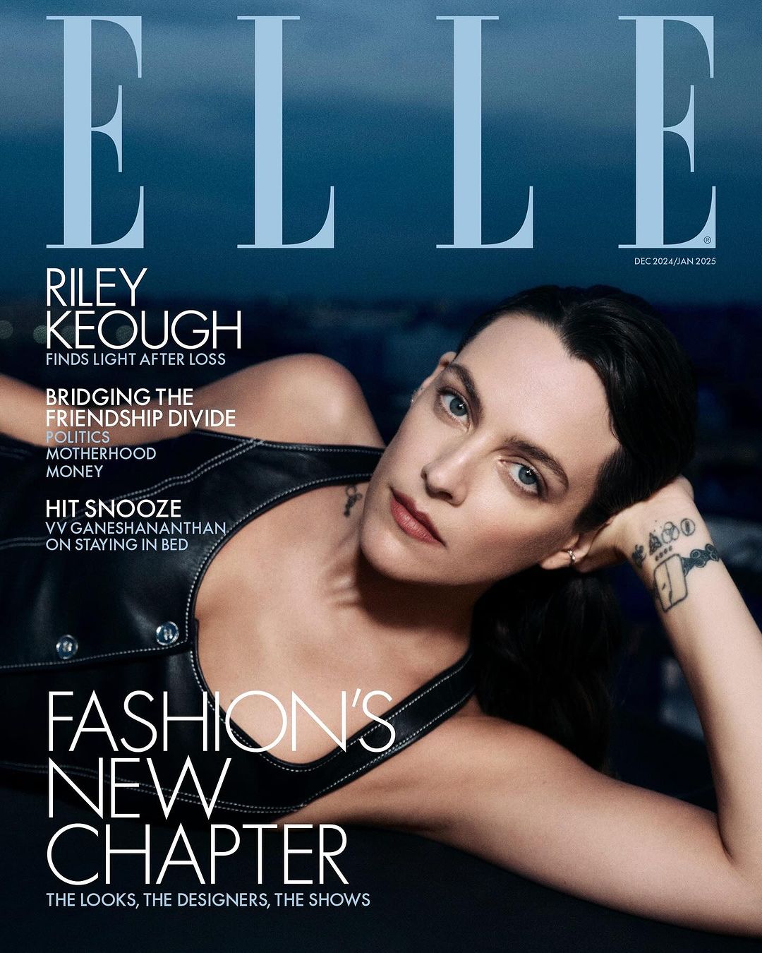 Riley Keough ELLE UK, December 2024 Elvis Presley