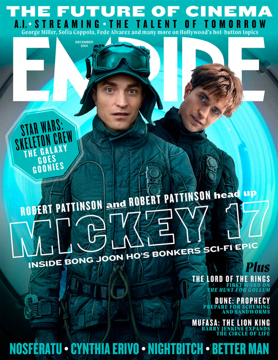 Empire Magazine December 2024:ROBERT PATTINSON Mickey 17