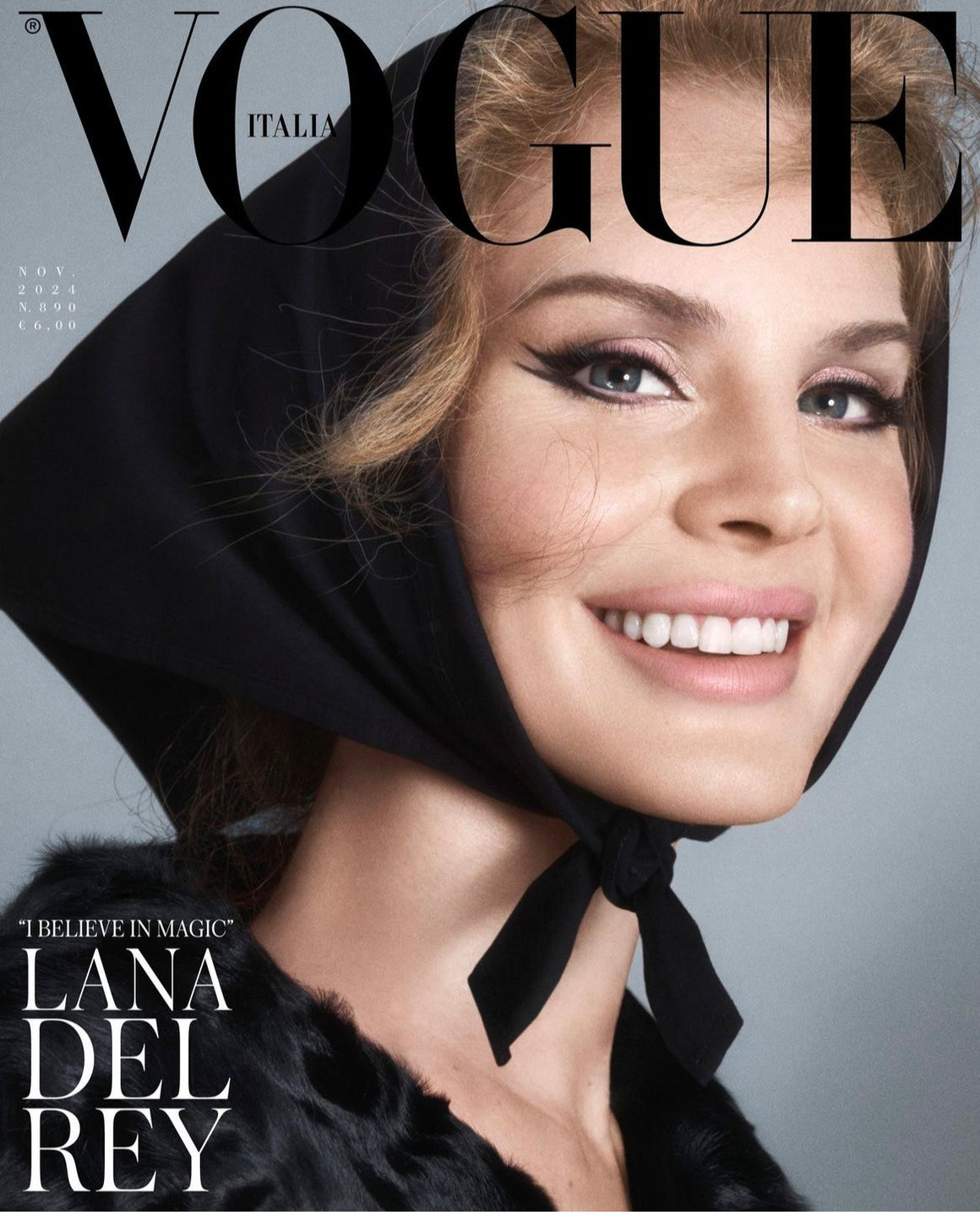 Vogue Italian Magazine November 2024 Lana Del Rey (Shipped from Italy)