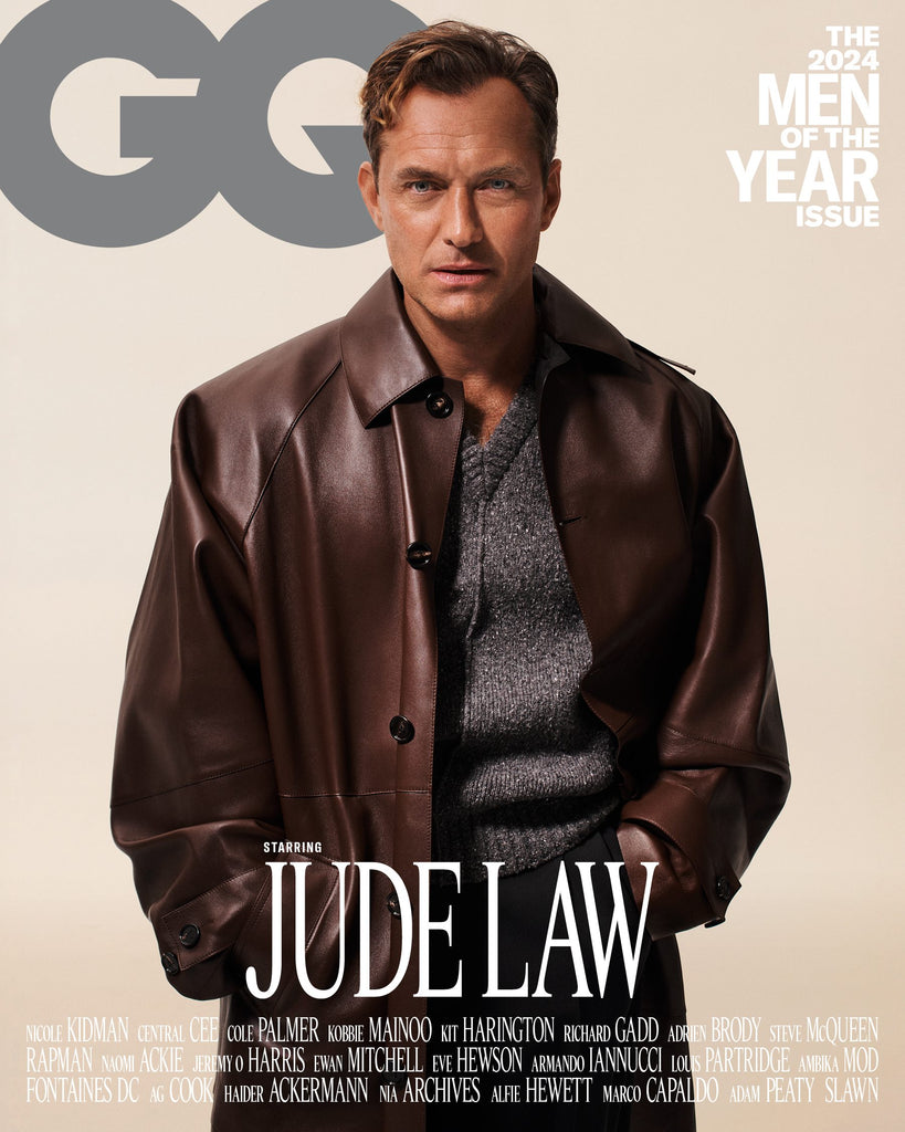 BRITISH GQ Magazine December 2024 Jude Law Ewan Mitchell