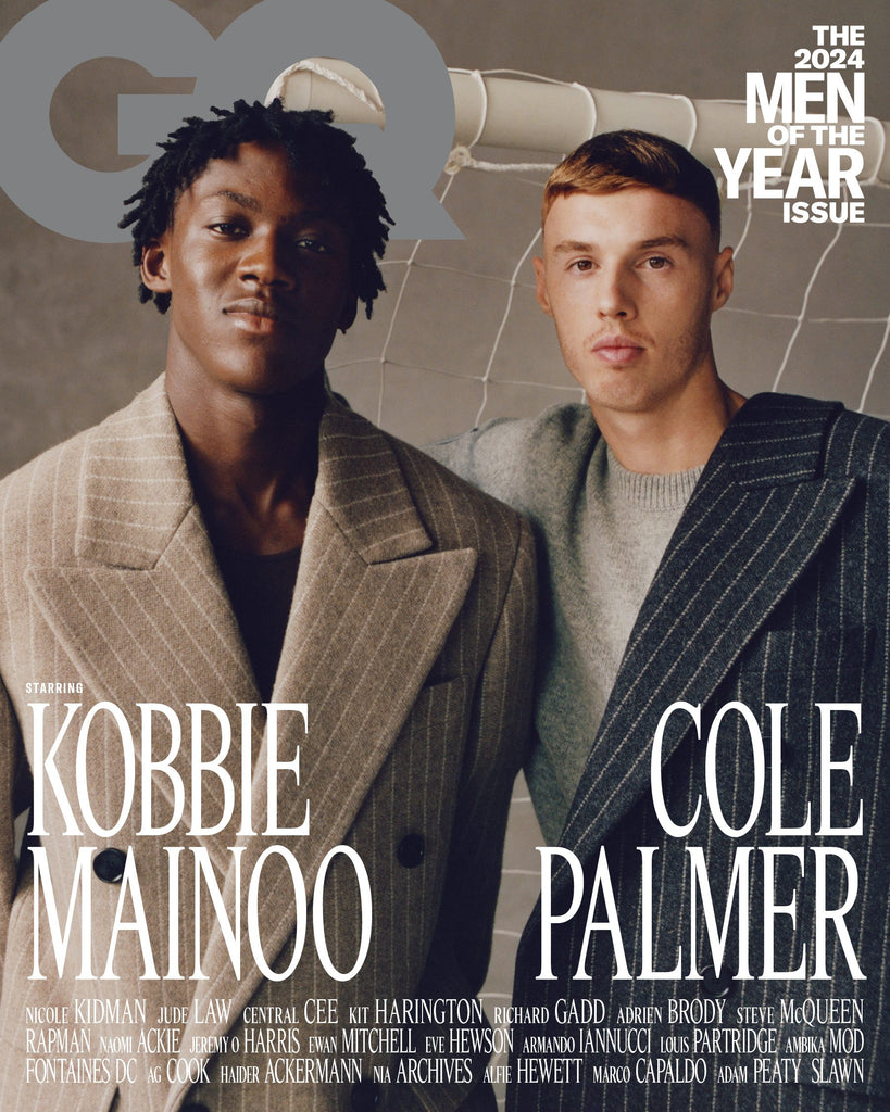 BRITISH GQ Magazine December 2024 Cole Palmer & Kobbie Mainoo