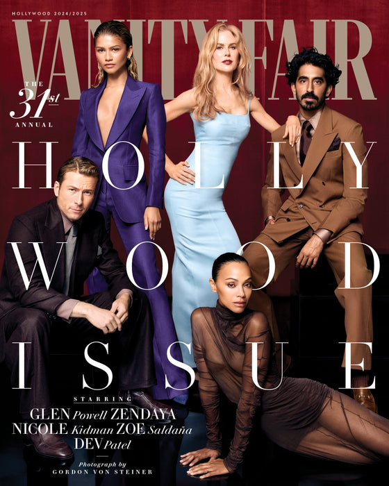 VANITY FAIR Magazine Hollywood Issue 2024 ZENDAYA Glen Powell Dev Patel Nicole Kidman