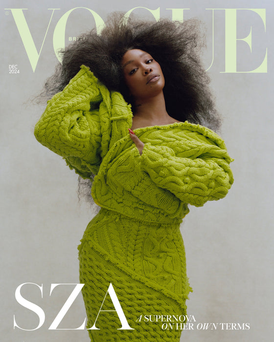 BRITISH Vogue Magazine December 2024 SZA