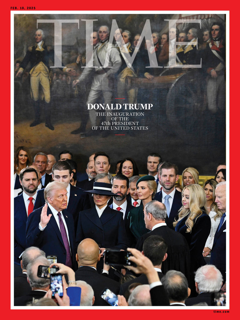 President Trump Inauguration, 47th President Time Magazine 2025 Cover #2 PRE-ORDER