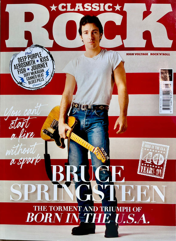 Classic Rock Magazine August 2024 Bruce Springsteen