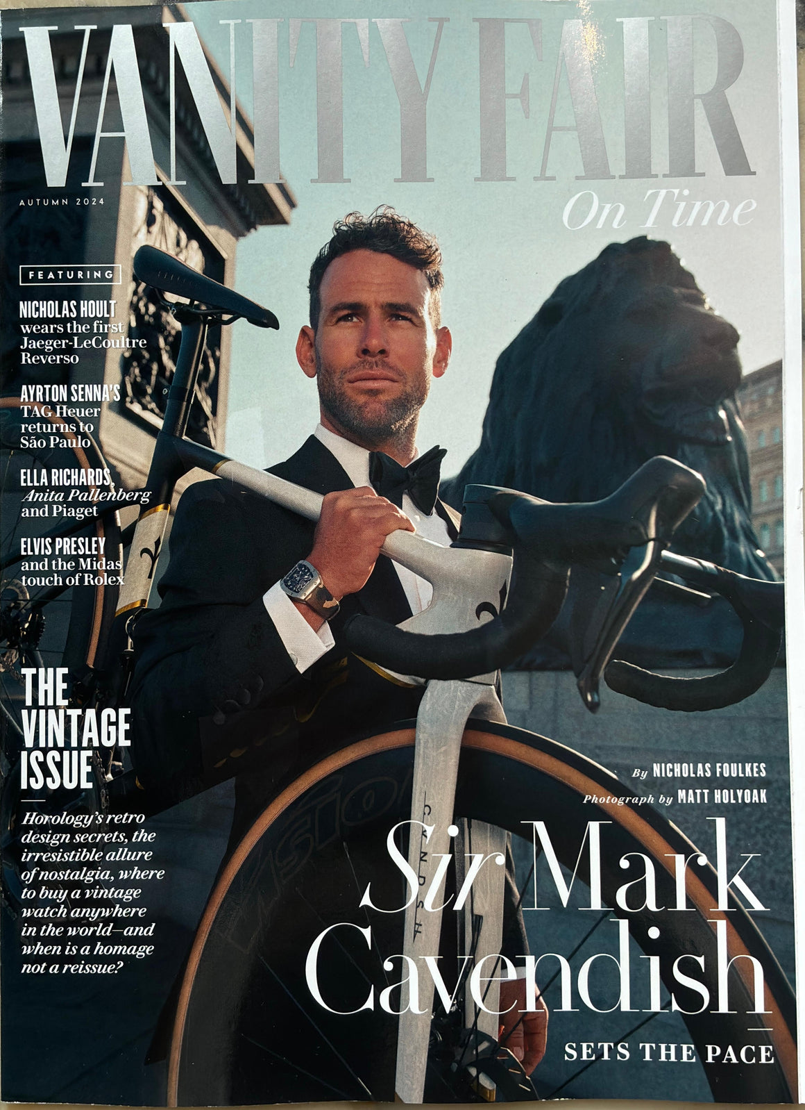 Vanity Fair Magazine On Time Autumn 2024 Mark Cavendish Nicholas Hoult