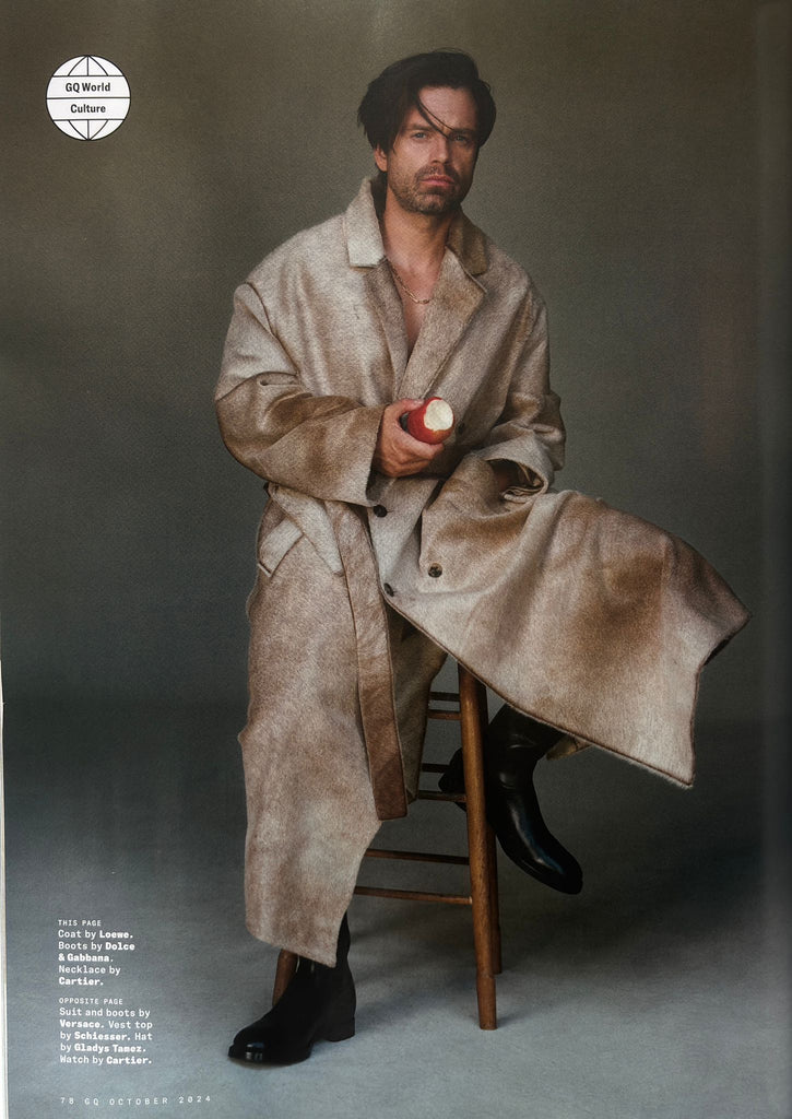 BRITISH GQ Magazine October 2024 Sebastian Stan