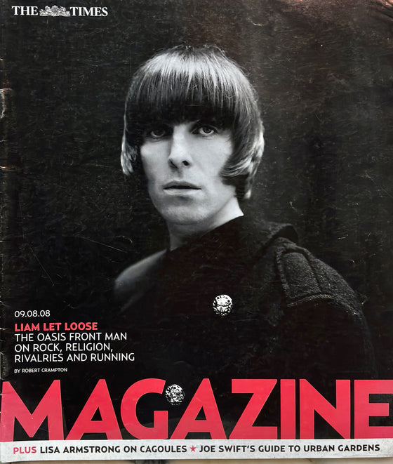 TIMES magazine 09/08/2008 Liam Gallagher