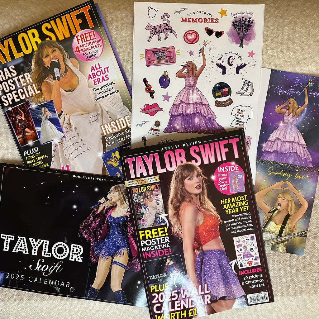 Taylor Swift Annual Magazine & 2025 Calendar & Free Gifts