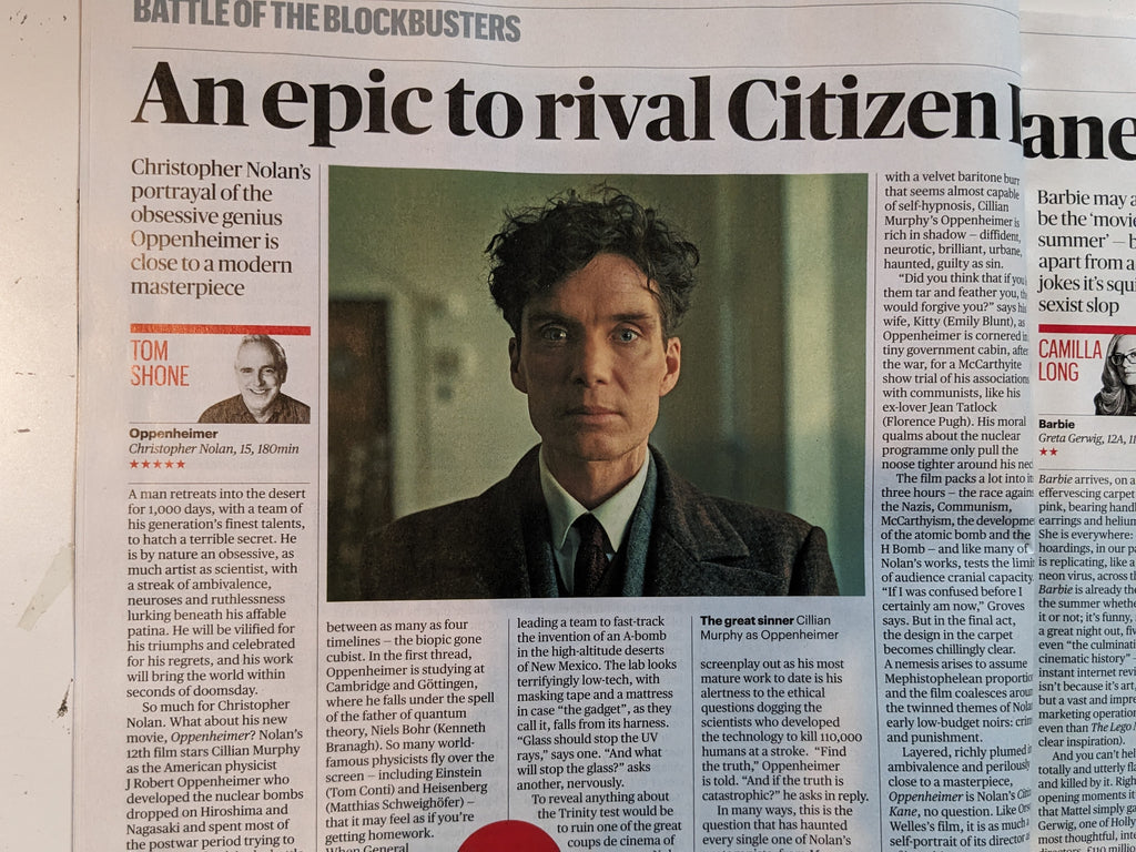 CULTURE Magazine 23/07/2023 CILLIAN MURPHY Oppenheimer