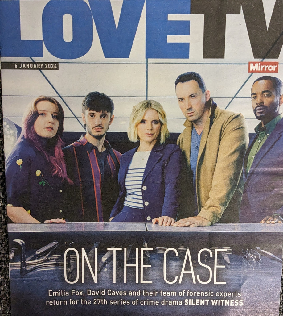 LOVE TV Mag 06/01/2024 SILENT WITNESS Emilia Fox David Caves